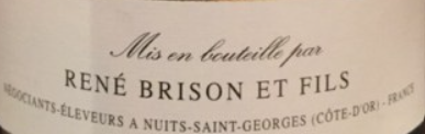 (image for) Rene Brison - J.L. Aegerter CHAMBERTIN CLOS DE BEZE 2011 (GL)